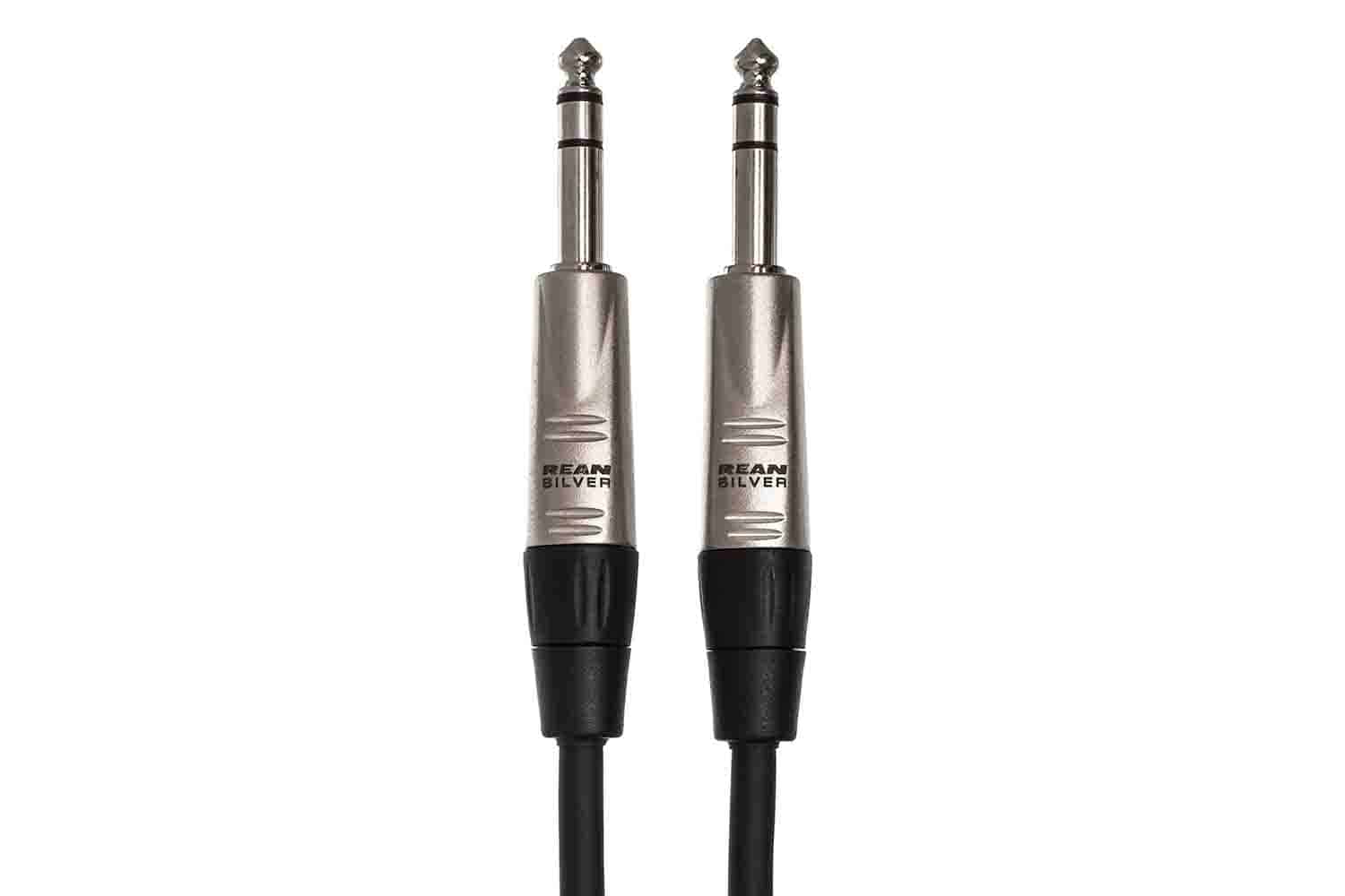 Hosa HSS-020 Pro Balanced Interconnect Cable, REAN 1/4 in TRS to Same - 20 Feet - Hollywood DJ