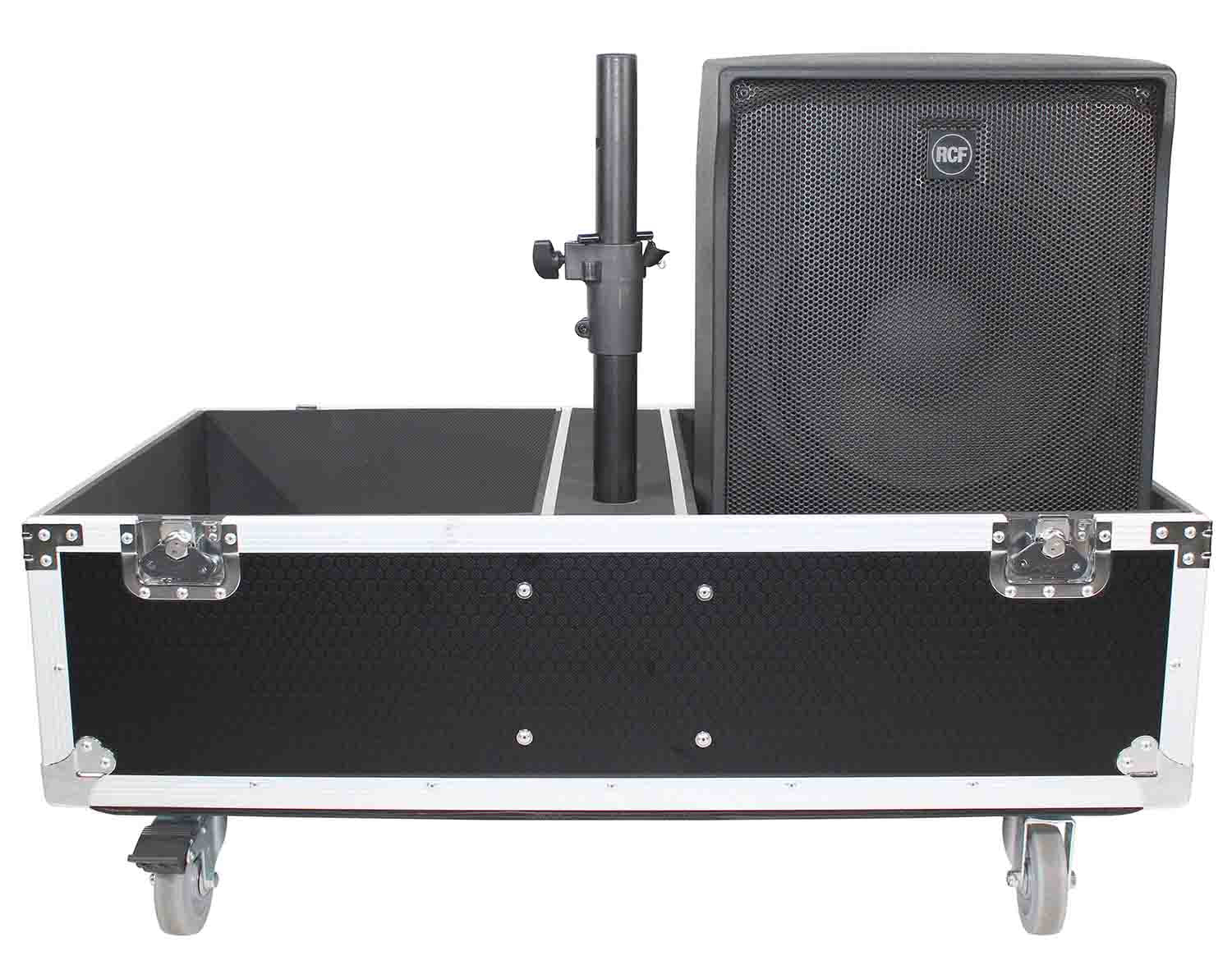 ProX X-RCF-EVOX8J8X2W ATA Style Flight-Road Case for RCF EVOX 8 J8 JMIX8 Speaker Array System - Hollywood DJ