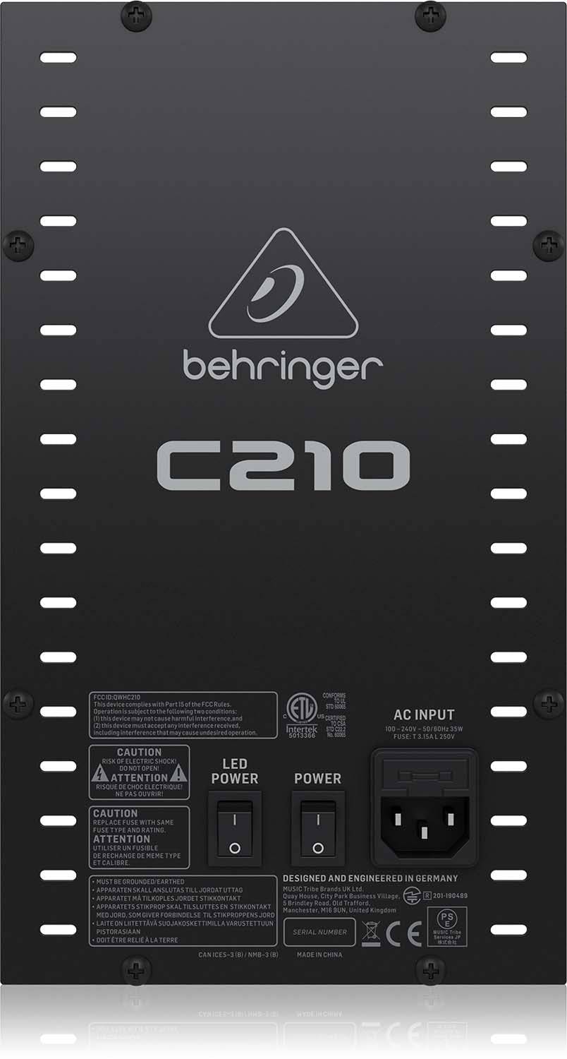Behringer C210 200 Watt Powered Column Loudspeaker with 8" Subwoofer and Bluetooth Audio Streaming - Hollywood DJ
