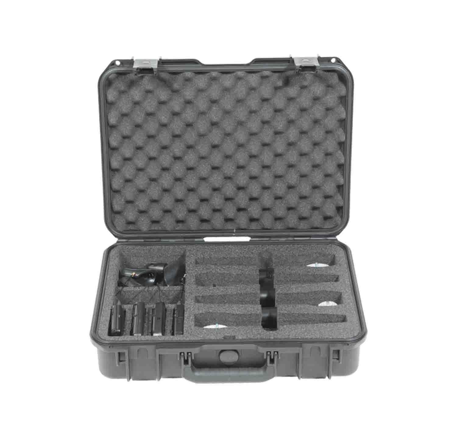 SKB Cases 3i-1813-5WMC iSeries Waterproof Case for 4 Wireless Microphones - Hollywood DJ