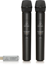 Behringer ULM202-USB, High-Performance 2.4 Ghz Digital Wireless System With 2 Handheld Microphones And Dual-Mode USB Receiver - Hollywood DJ
