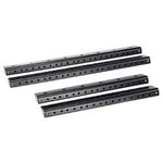 Odyssey ARR04 Pre-tapped Rack Rails 4U (7 inches) - Pair - Hollywood DJ