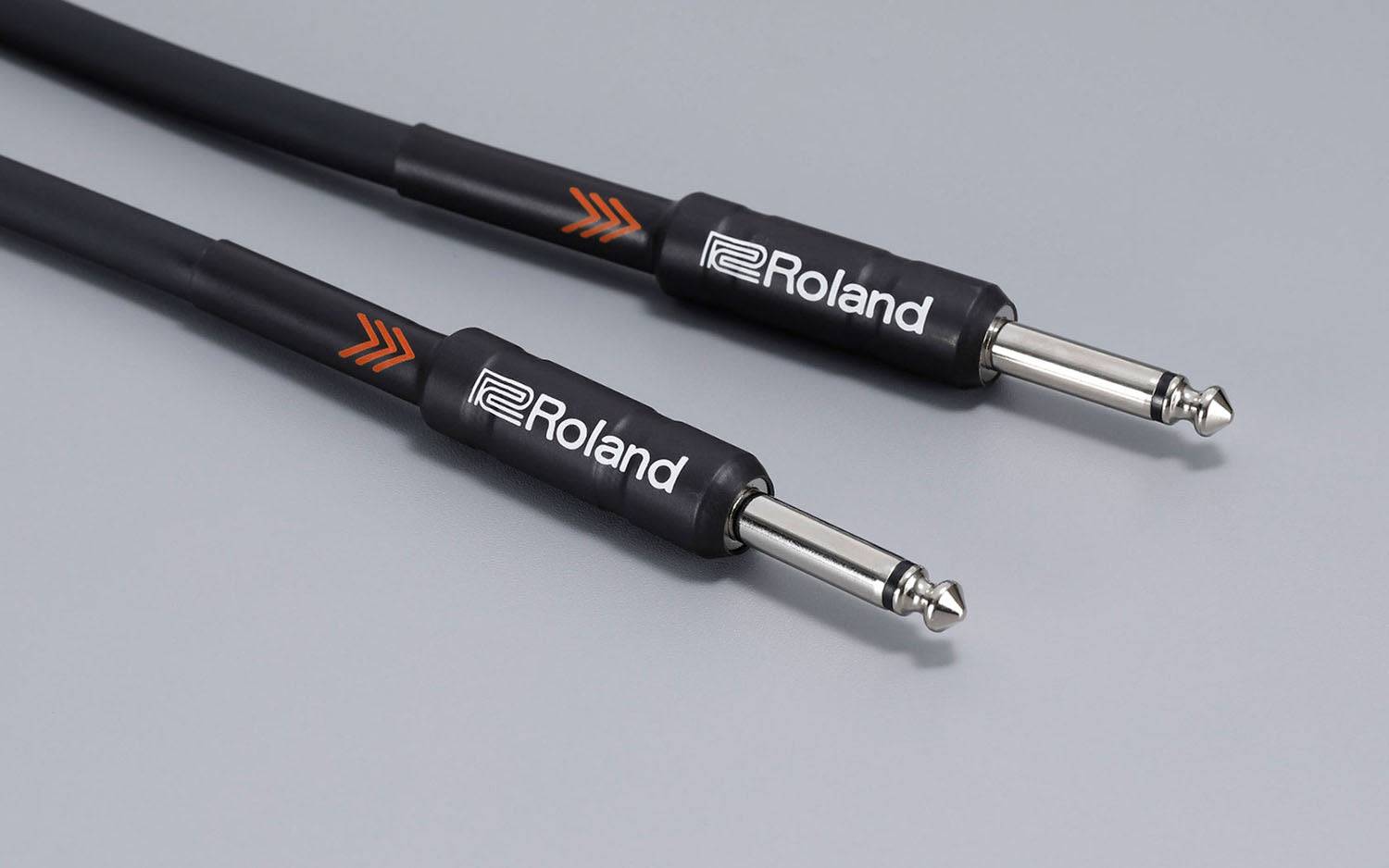 Roland RIC-B25, 25 Feet Long Black Series Instrument Cable, Straight 1/4-inch Connectors - Hollywood DJ