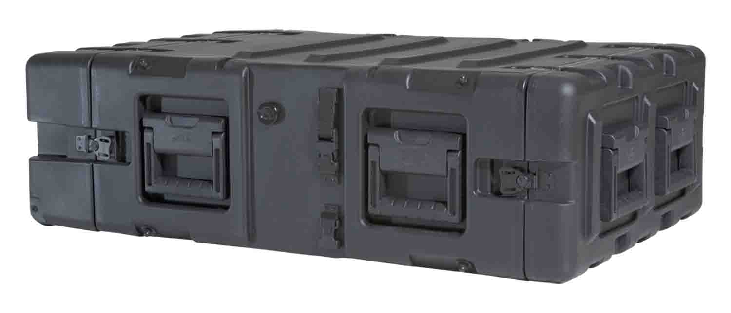 SKB Cases 3RR-3U24-25B, 3U Removable Shock Rack and Transport Case - Hollywood DJ