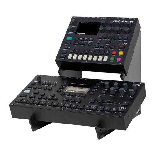 B-Stock: Headliner HL22052, 2-Tier Desktop Synth Stand - Hollywood DJ
