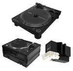 Pioneer DJ Package Hybrid Turntable with Black Flight Case and Cartridge - Hollywood DJ