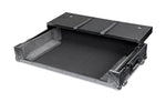Headliner HL10016 Pitch Black Flight Case for Rane Four with Laptop Platform and Wheels - Hollywood DJ