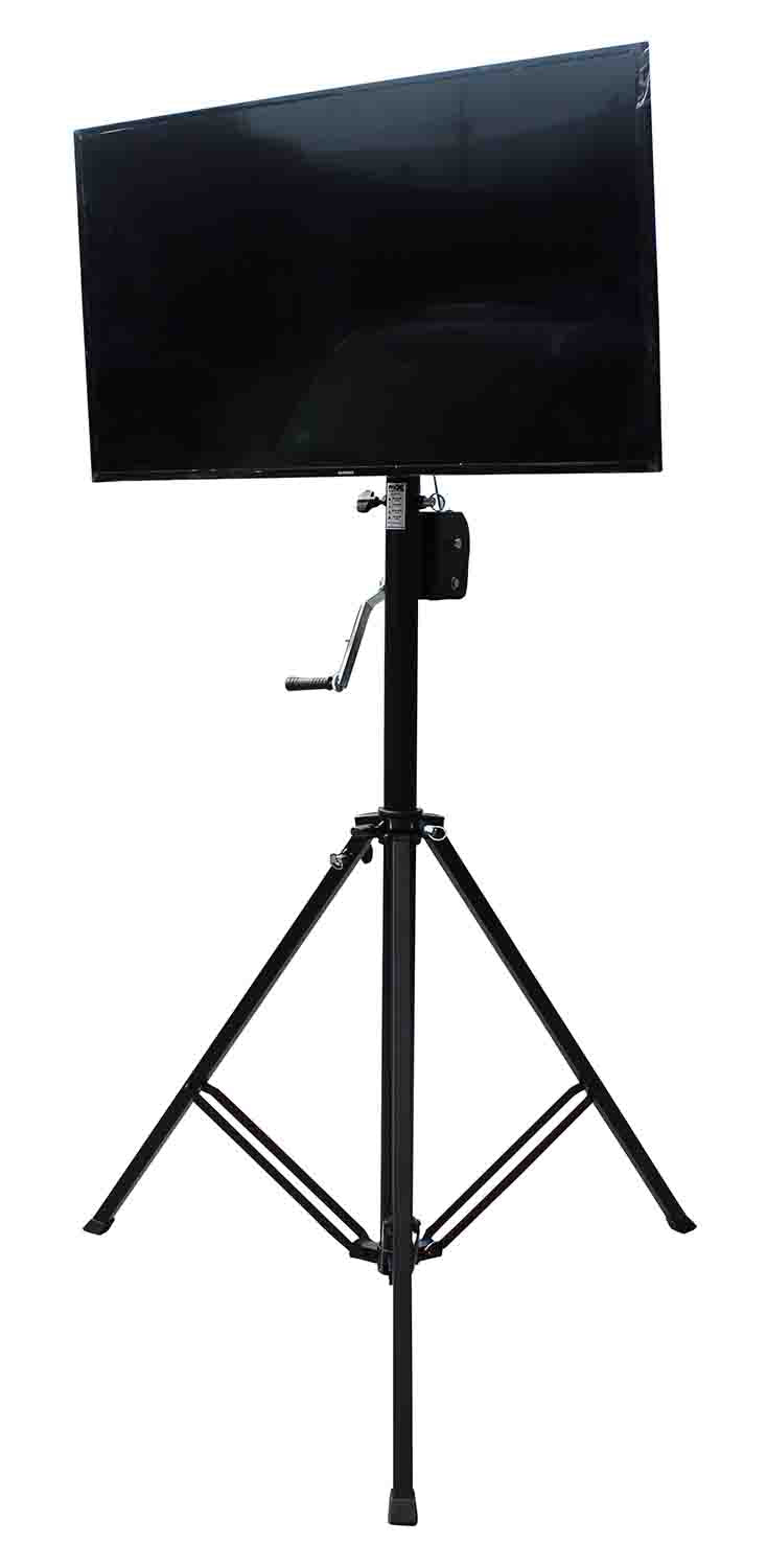 B-Stock: ProX XT-MEDIAMOUNT Universal 32" to 80" TV Bracket Clamp with Vesa Mount for F34 F32 and 12" Bolt Truss or Speaker Stands - Hollywood DJ