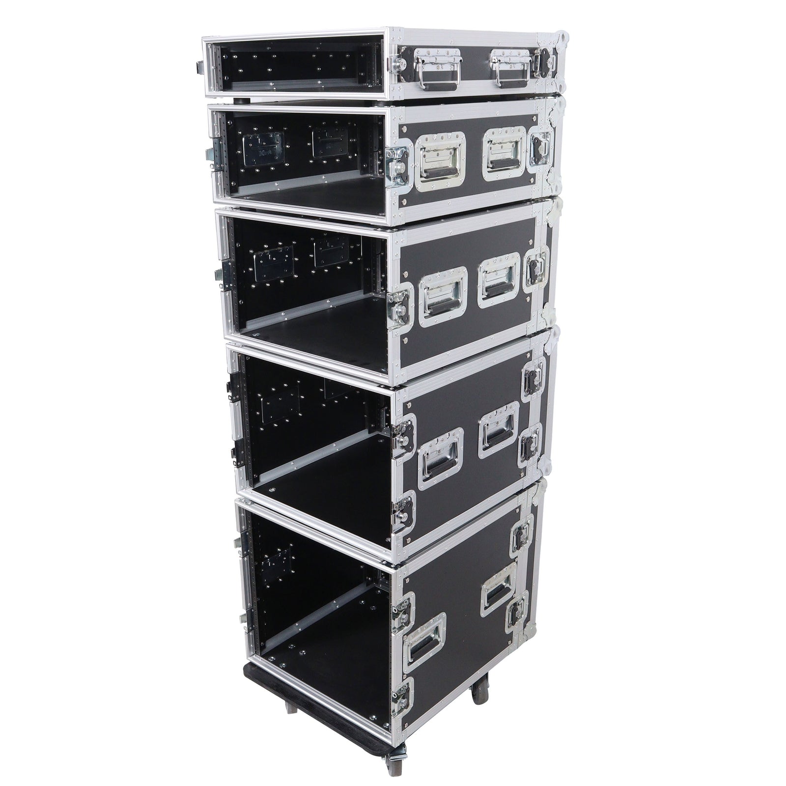 ProX T-4RSS 4U Space Amp Rack Mount ATA Style Flight Case - 19 Inch Depth by ProX Cases