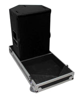ProX X-RCF-TT25-AX2W Flight Case for Two RCF-TT25-A II High Definition Two-Way Speakers with 4 Inch Wheels - Hollywood DJ