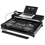 Odyssey 810GSFLX10M I-Board Flight Case with Glide Style Laptop Platform and Wheels for Pioneer DDJ-FLX10 - Hollywood DJ