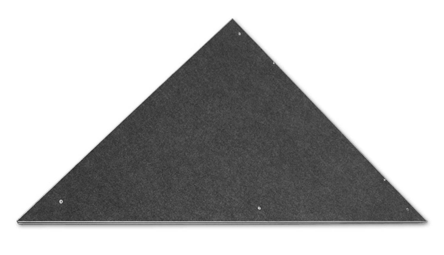 Intellistage ISITPC4, 4 Feet Carpeted 90 Degree Right Triangle Stage Platform - Hollywood DJ