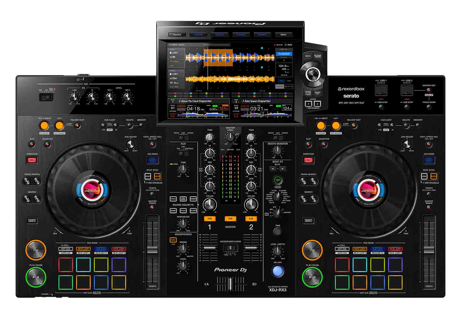 B-Stock: Pioneer DJ XDJ-RX3, 2 Channel Performance All-In-One DJ Controller System - Black - Hollywood DJ