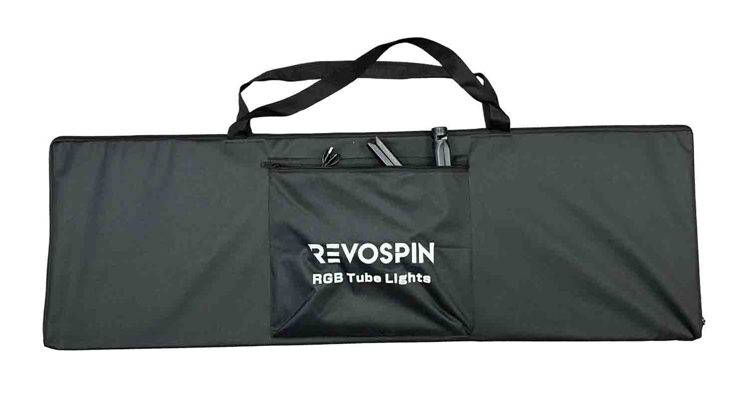 RevoSpin RGB Tube Bar Lights Set Of 6 Plus Travel Bag - Hollywood DJ