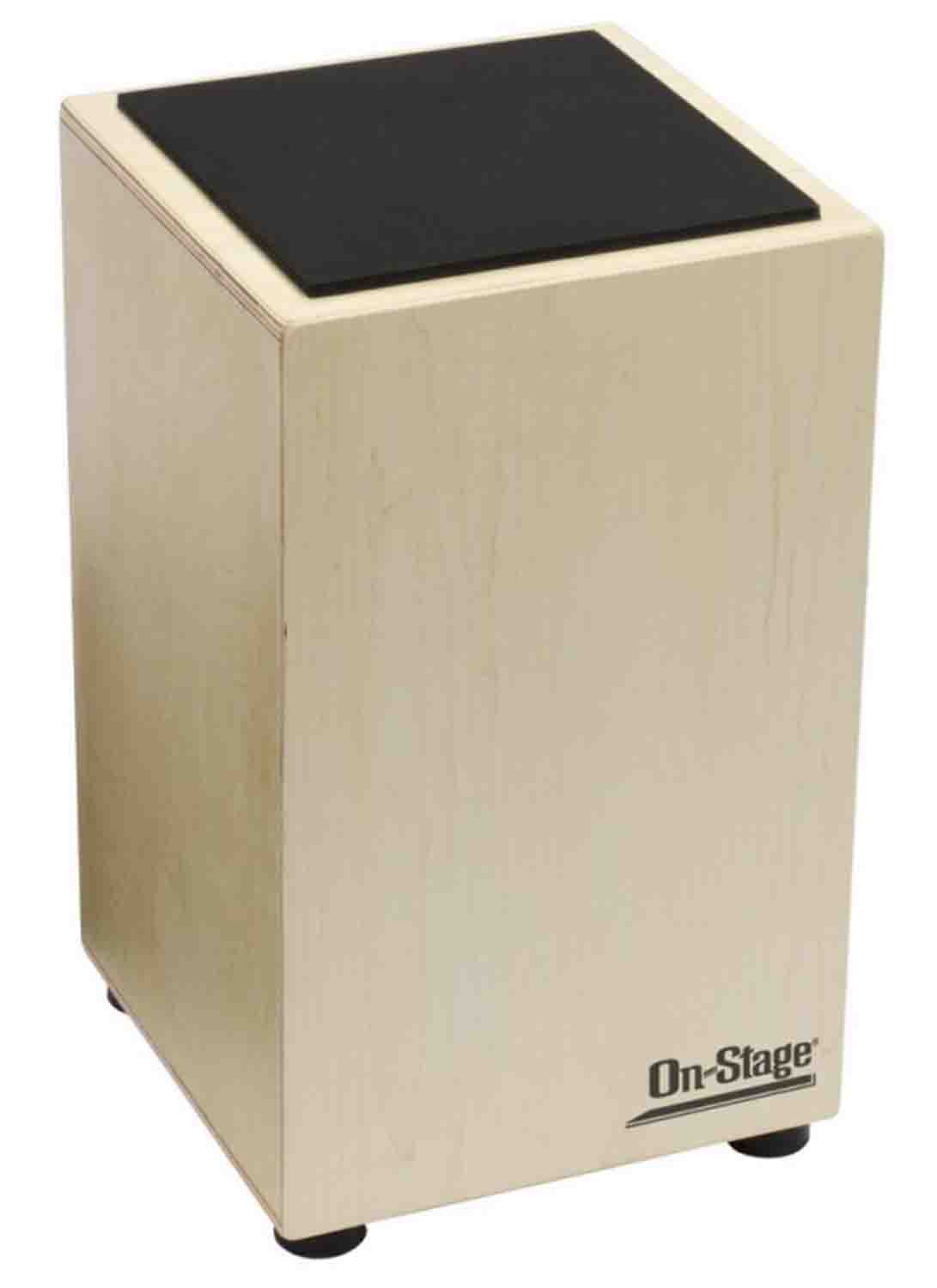 OnStage WFC3200 Fixed-Snare Cajon Drum with Gig Bag - Hollywood DJ