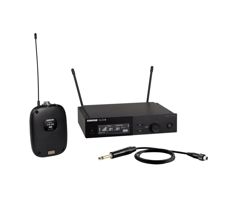 Shure SLXD14 Digital Wireless Bodypack Transmitter System with SLXD1 - Hollywood DJ