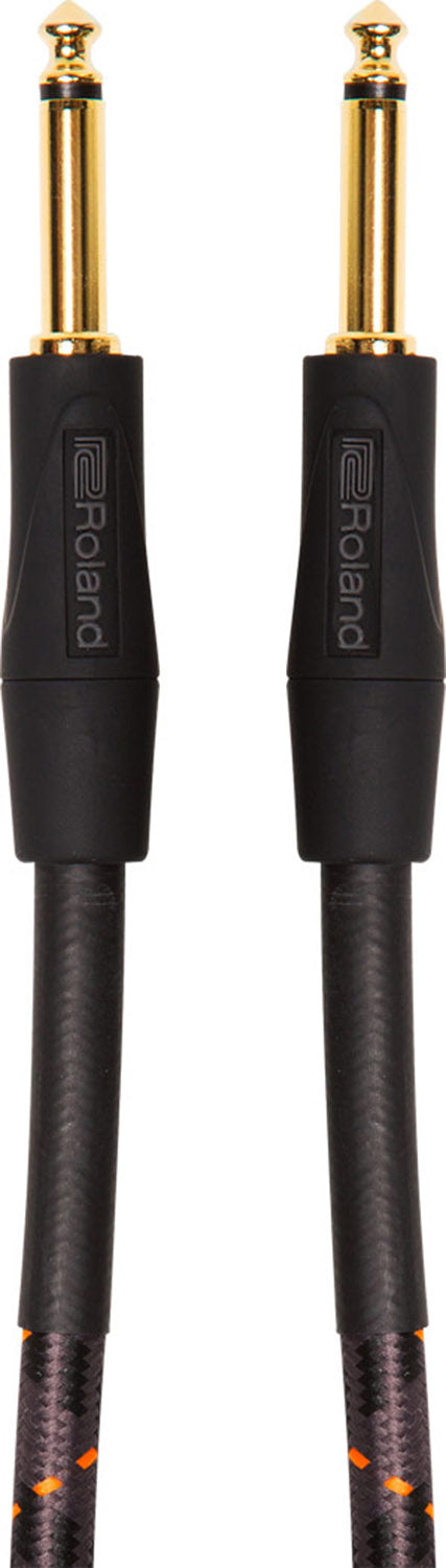 Roland RIC-G25 Instrument Cable, Straight 1/4-inch Connectors - 25 Feet - Hollywood DJ