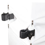ProX XT-FLEXTOTEM TV Adjustable Totem Stand with TV Mount, Foldable Base Plate and Speaker Stud - 3ft to 6ft Height - Hollywood DJ