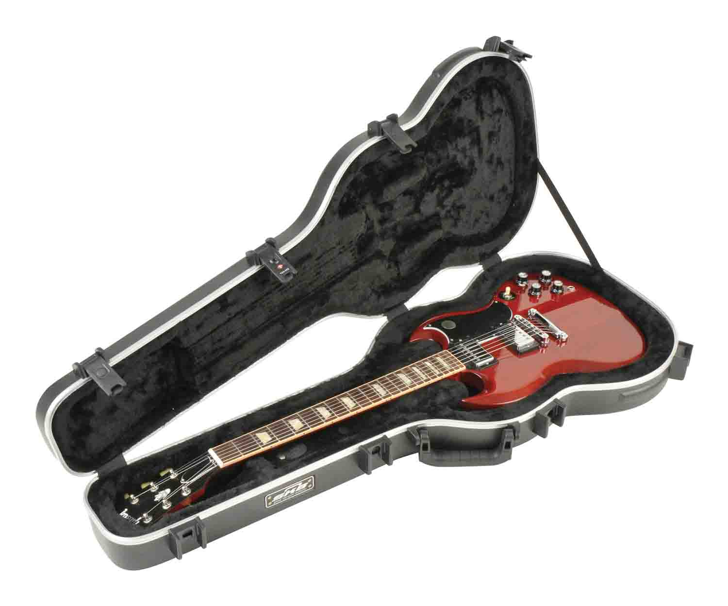 SKB Cases 1SKB-61 Hard-Shell Guitar Case - Hollywood DJ