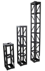 ProX XT-BT1205 BLK, 3mm Wall BoltX Black Bolted 12 Inch Professional Box Truss Segment - 5 Ft. - Hollywood DJ