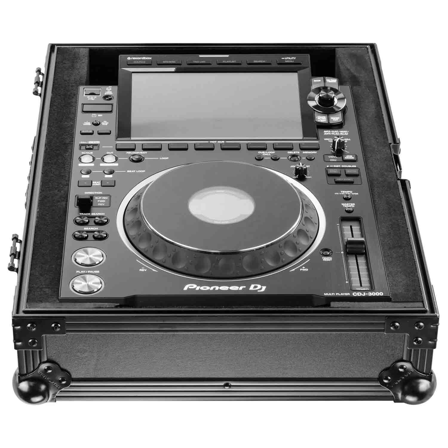 Odyssey FZCDJ3000BL Flight Case For Pioneer CDJ-3000 - Black - Hollywood DJ