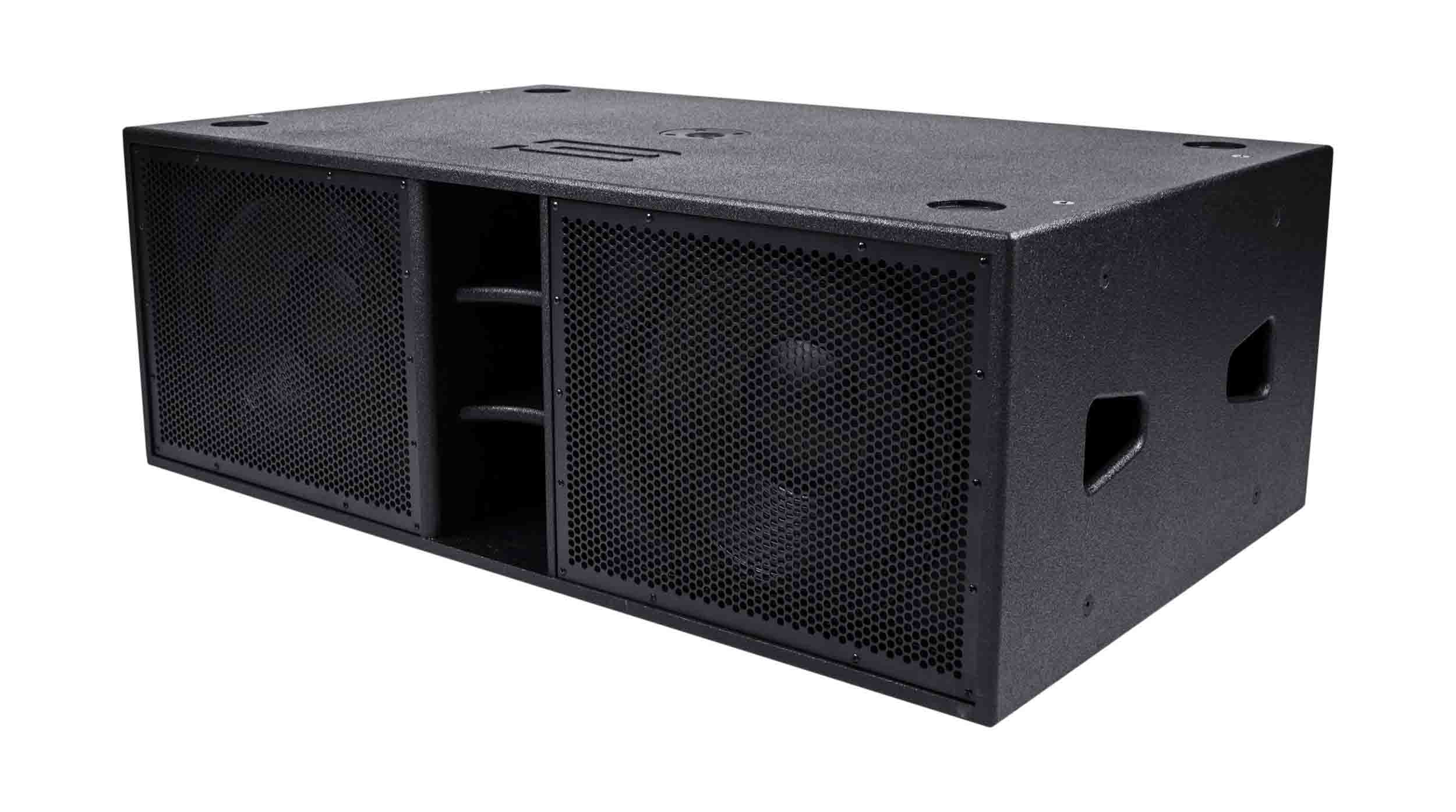 BassBoss BB-SSP215-MK3 Dual 15-Inch Powered Subwoofer - Black - Hollywood DJ