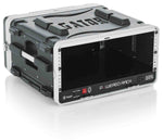 Gator Cases GRR-4PL-US Powered Rolling Molded 4U Rack Case - Hollywood DJ