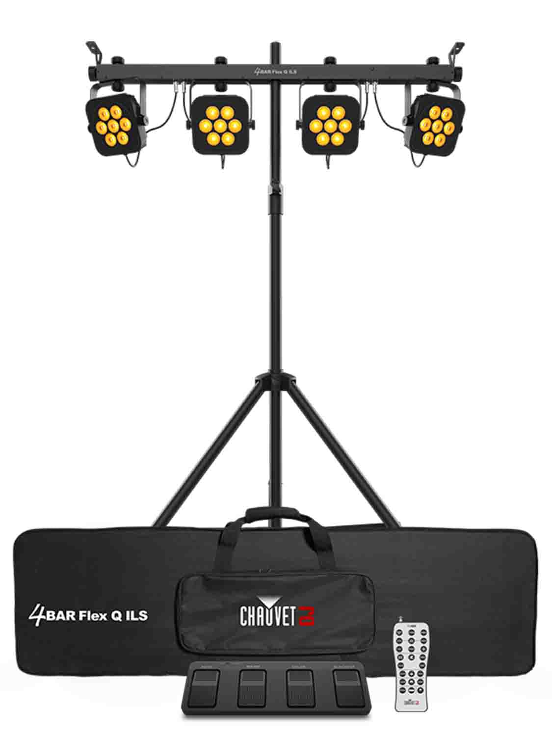 Chauvet DJ 4Bar Flex Q ILS Quad Color RGBA LEDs Wash Lighting System - Hollywood DJ