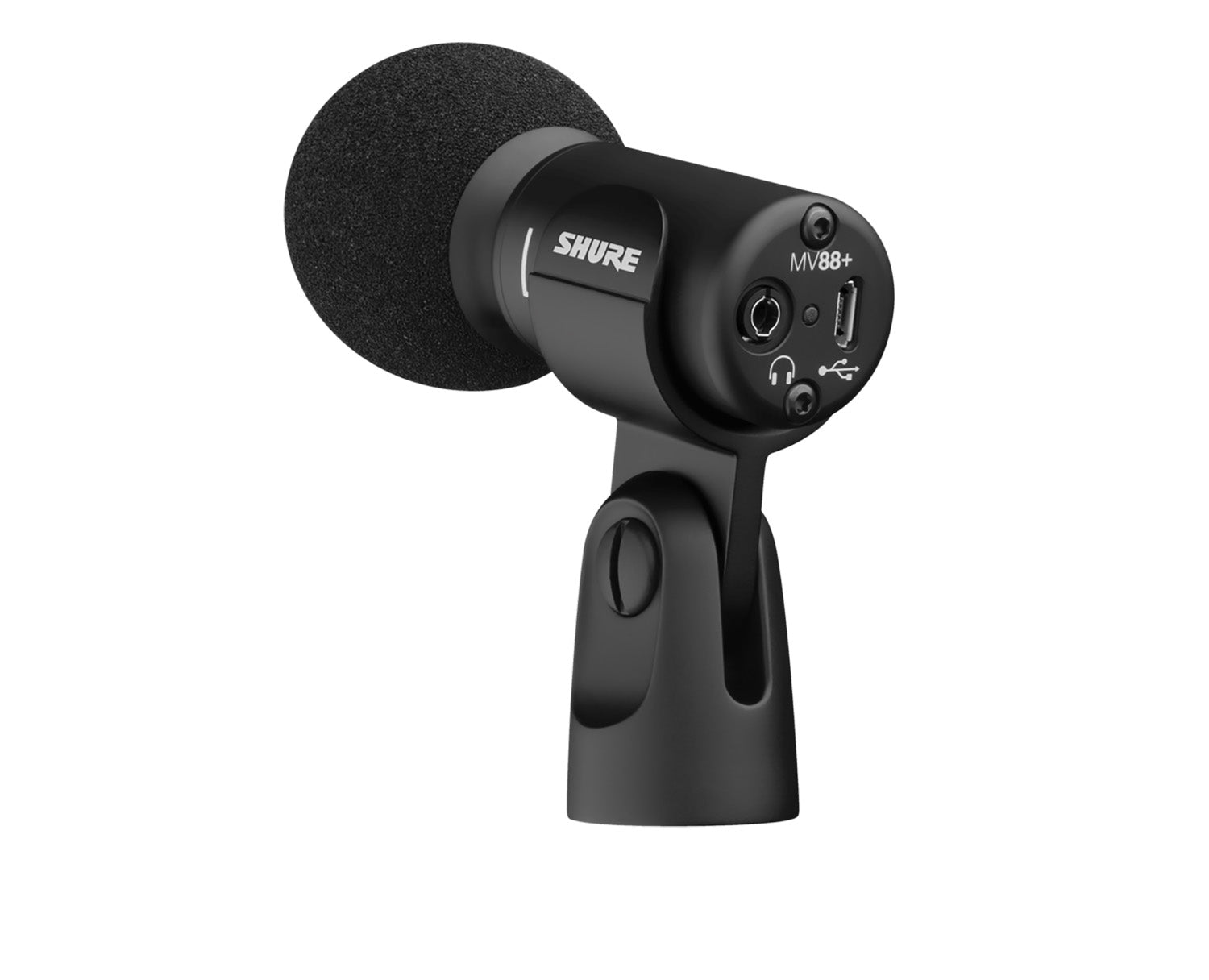 Shure MV88+ STEREO USB Digital Stereo Condenser Microphone - Hollywood DJ