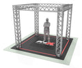 PROX XTP-E10109 Tradeshow Booth 10.10 W X 10.10 L X 9.20 FT H - 2mm Heavy Duty Truss ProX Cases
