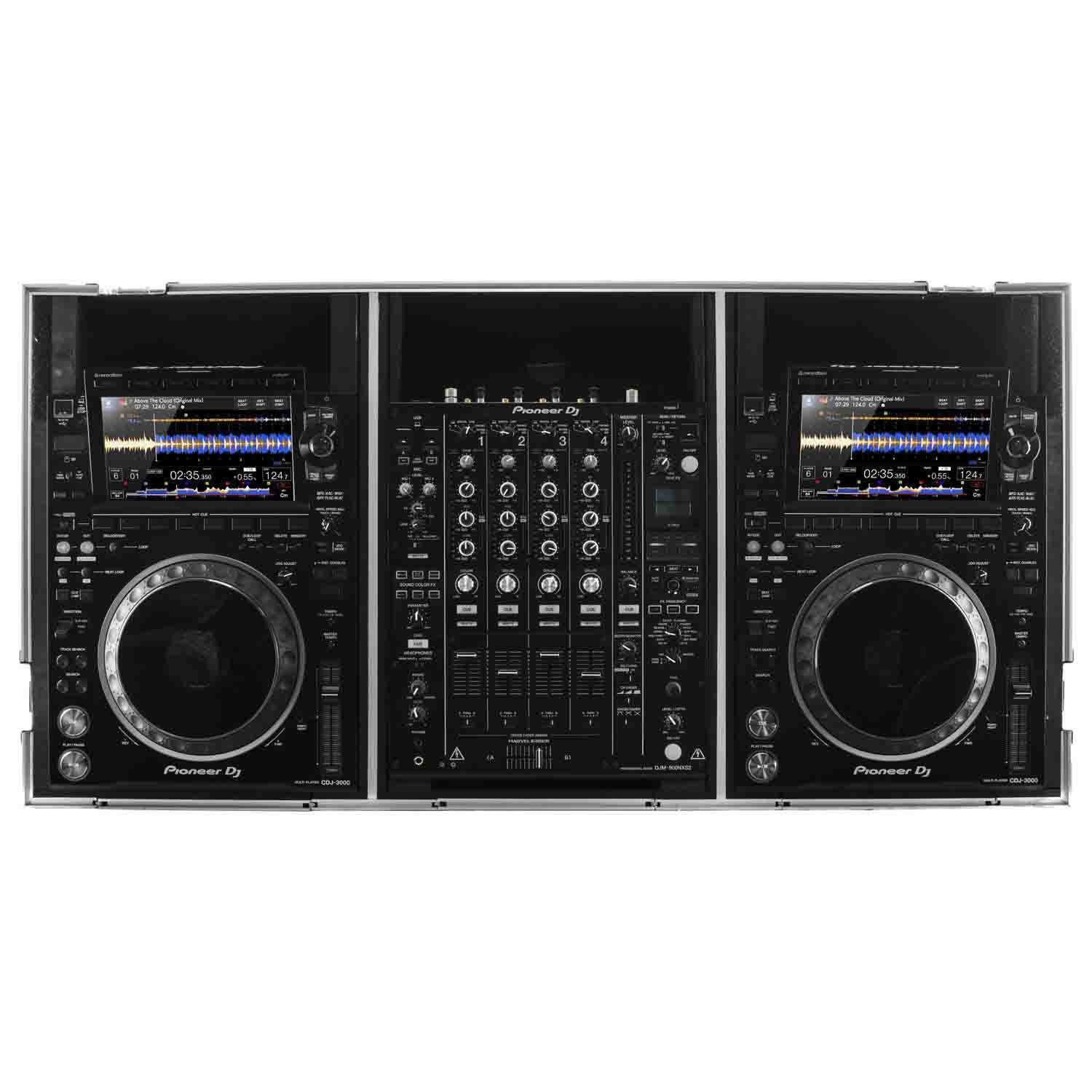 Odyssey FZ12CDJWXD2 Extra Deep DJ Coffin Case for 12″ Format DJ Mixer and Two Media Players - Hollywood DJ
