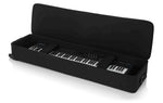 Gator Cases GK-88 SLXL Rigid Lightweight Case for Slim, Extra long 88 Note Keyboards with Wheels - Hollywood DJ