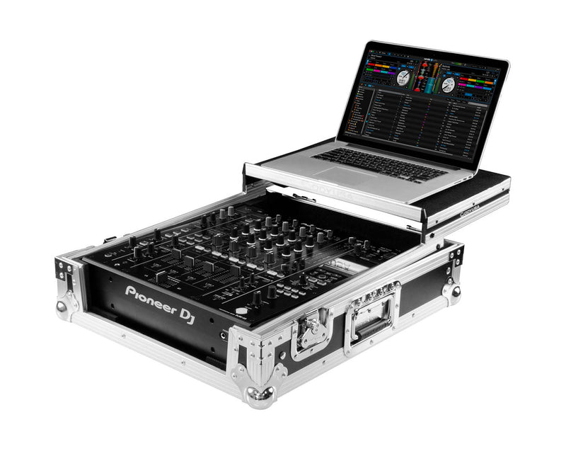 Odyssey FZGSDJMA9 DJ Flight Case with Glide Style Laptop Platform for Pioneer DJ DJM-A9 - Hollywood DJ