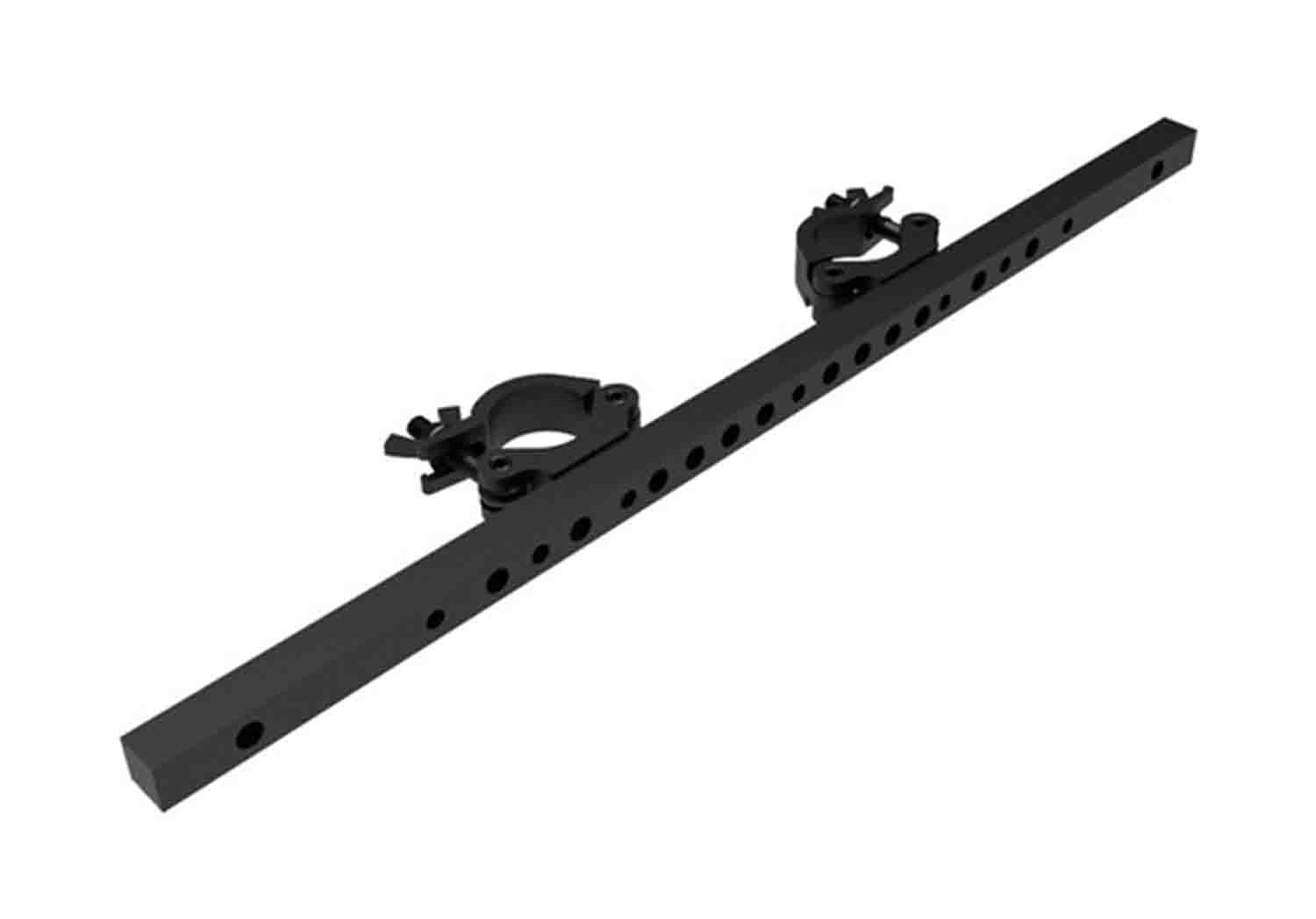 Global Truss DT-TV MT34 BLK, Truss Mount for LED or Plasma TVs, Single Bar with Two Narrow Clamps - Hollywood DJ