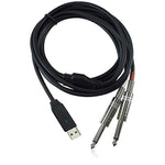 Behringer LINE-2-USB Setero 1/4 Line In to USB Interface Cable - Hollywood DJ