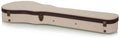 Gator Cases GW-JM LPS Deluxe Wood Case for Les Paul Style Guitars - Journeyman Burlap Exterior - Hollywood DJ