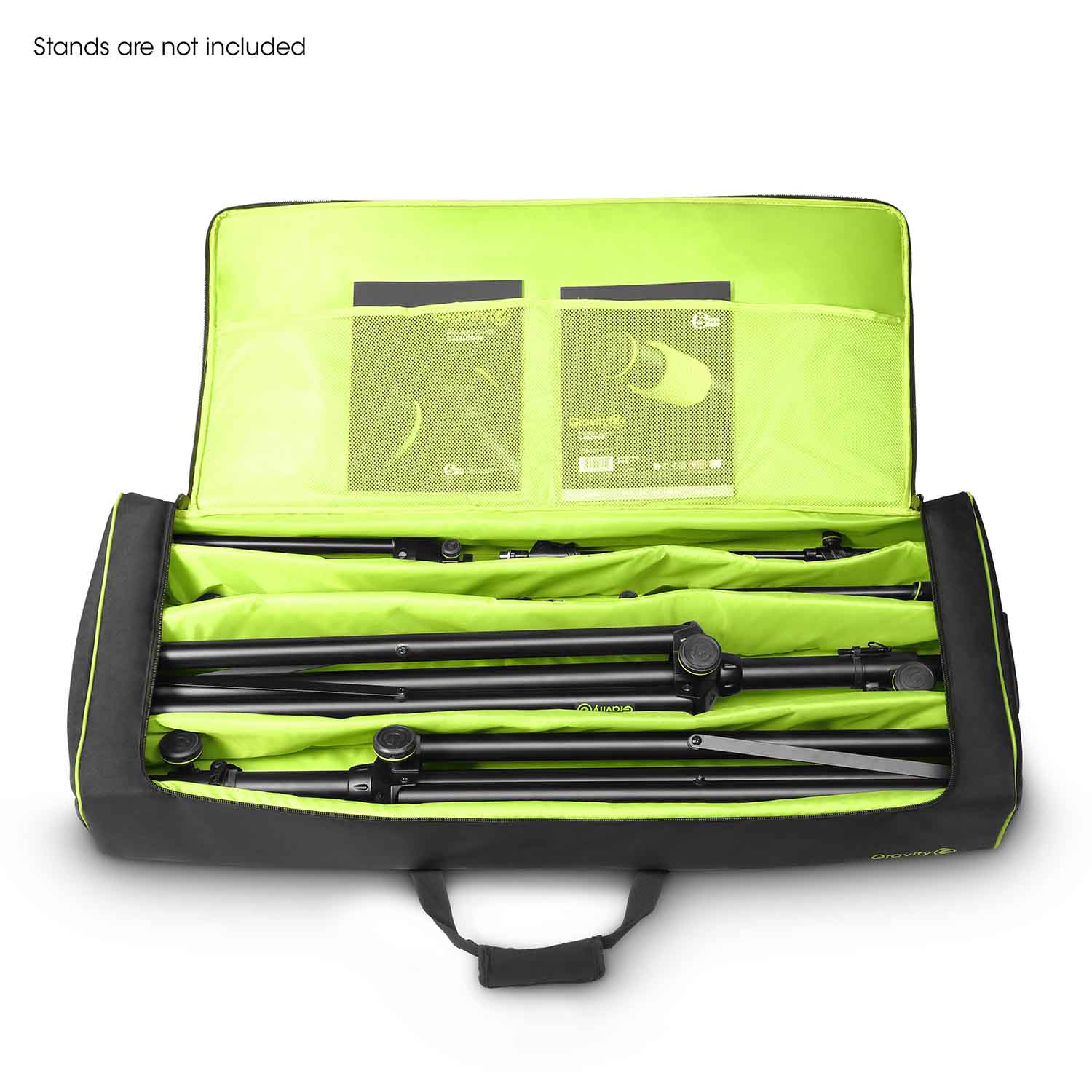 Gravity GBGSS2MS2B Transport Bag For 2 Speaker and 2 Microphone Stands - Hollywood DJ