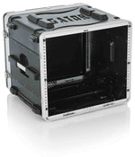 Gator Cases GRR-8L Rolling Molded 8U Rack Case - Hollywood DJ