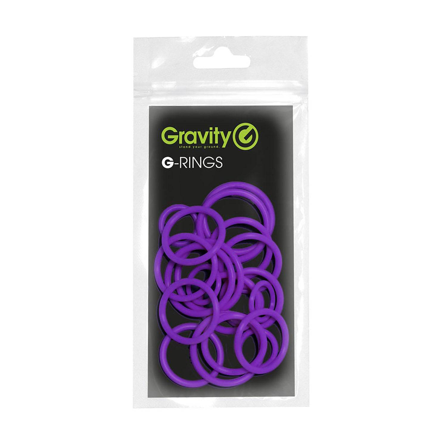 Gravity GRP5555PPL1 Universal Gravity Ring Pack, Power Purple - Hollywood DJ