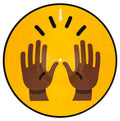Serato SCV-PS-EMJ-1 Emoji Series #1 Hands, 12” Control Vinyl for Serato DJ - Pair - Hollywood DJ