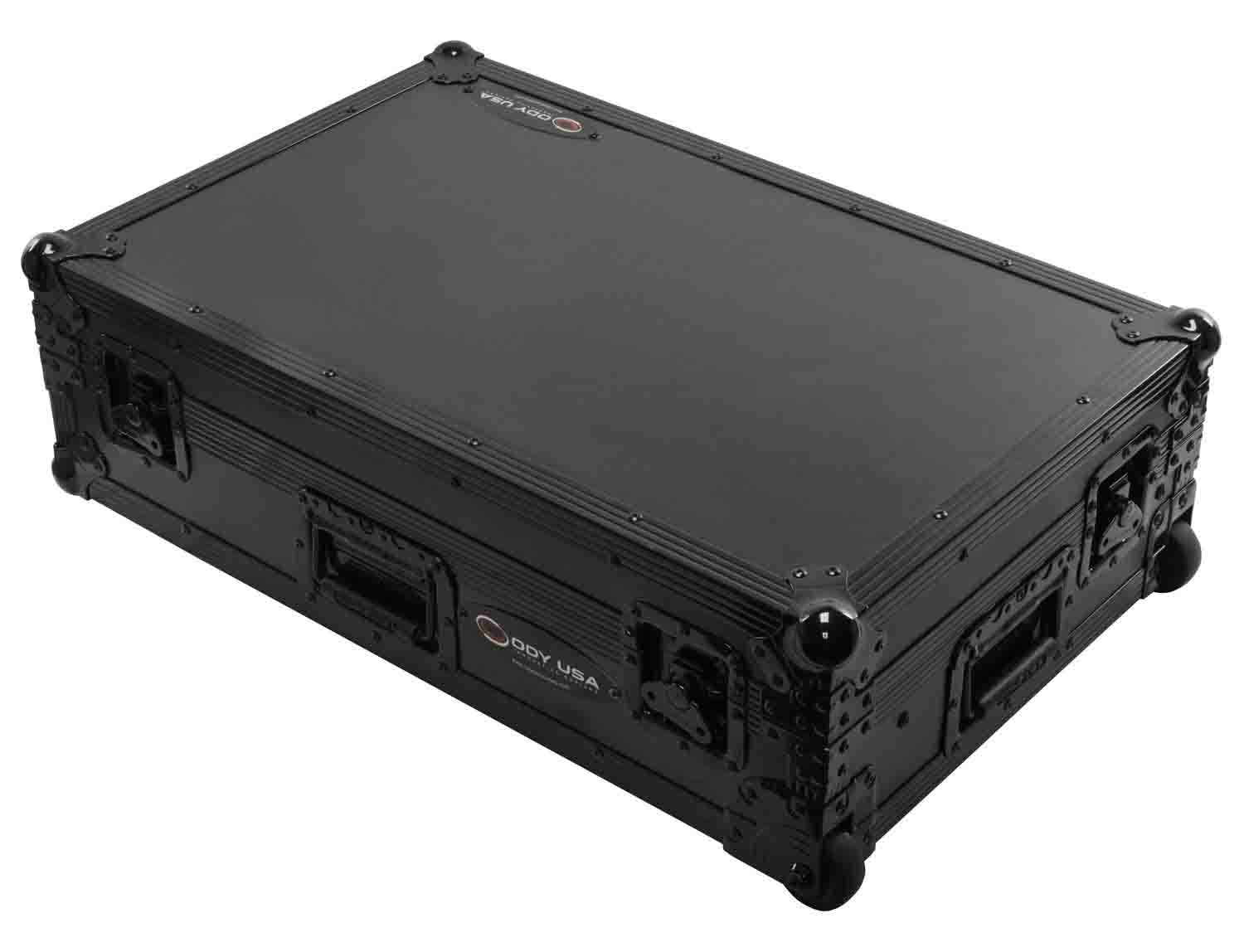 Odyssey FZGSRANEONEBLCW DJ Flight Case for Rane One with Patented Glide Platform - Black - Hollywood DJ