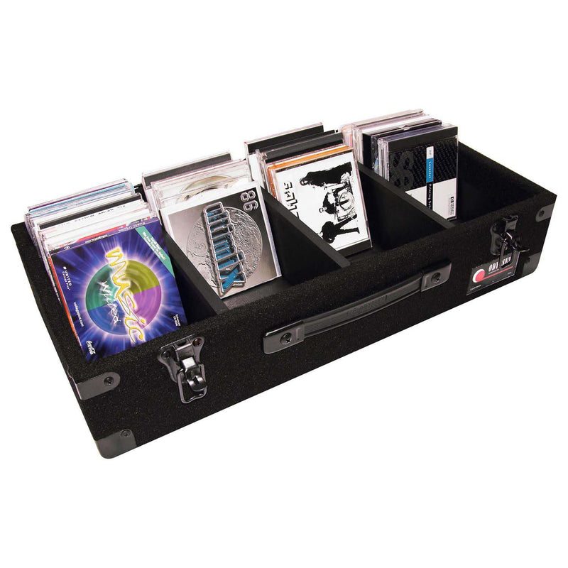 B-Stock: Odyssey CCD300E Carpet CD Case Holds 100 Jewel Cases or 300 View Packs - Hollywood DJ