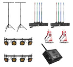 Chauvet DJ Colored Lighting Effects DJ Package for Portable Church - Hollywood DJ