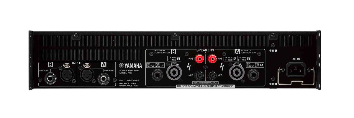 Yamaha PX8, 2-channel Stereo Power Amplifier Yamaha