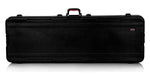 Gator Cases GTSA-KEY88D Keyboard Case for Extra Deep 88-note Keyboards with Wheels - Hollywood DJ
