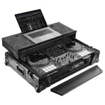 Odyssey FZGSDDJ1000BL1UCW 1u DJ Case for Pioneer DDJ-1000 / DDJ-1000SRT with Patented Glide Platform and Corner Wheels - Black - Hollywood DJ