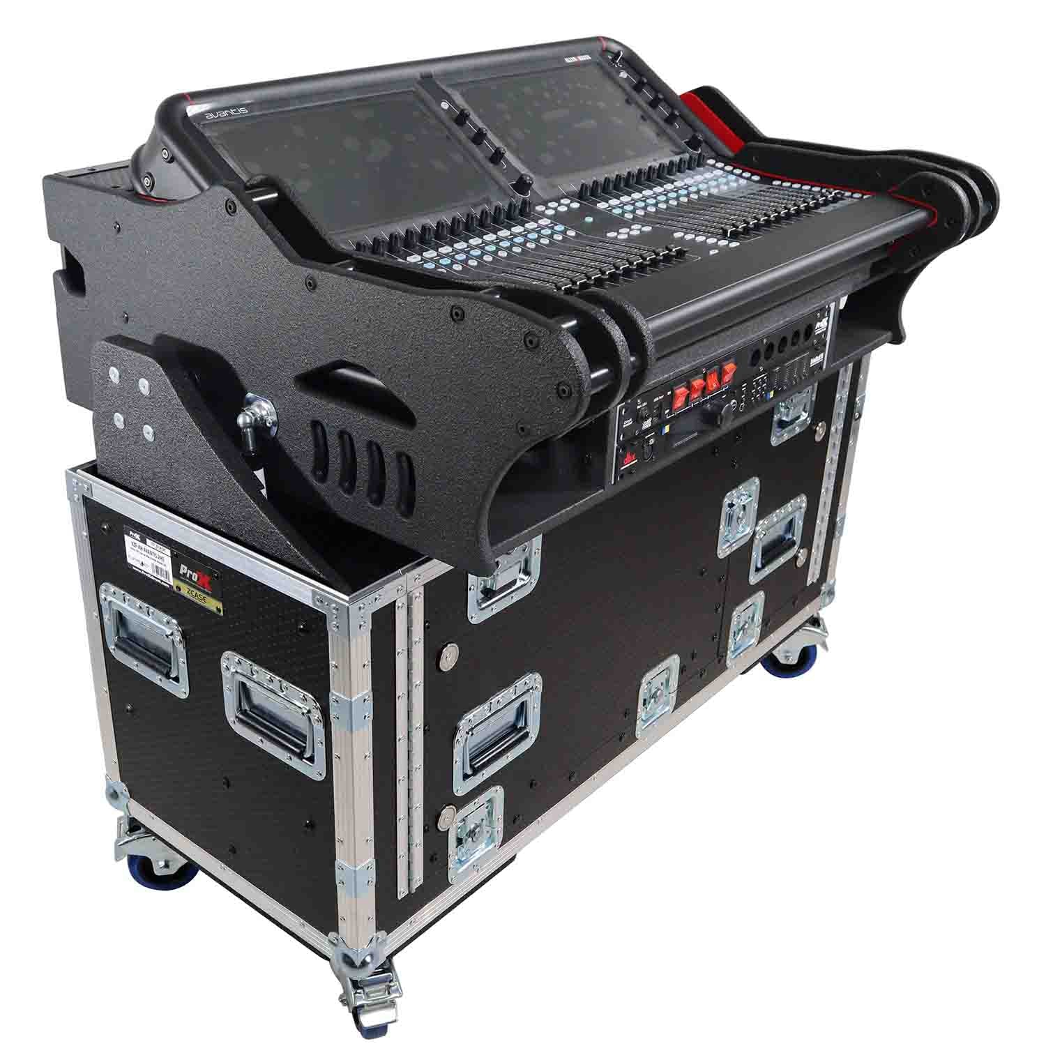 ProX XZF-AHAVANTIS 2U, Hydraulic Lift Case For Allen and Heath Avantis Console - Hollywood DJ
