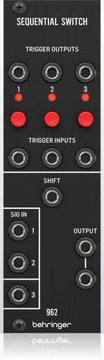 Behringer 962 SEQUENTIAL SWITCH Legendary Analog CV Multiplexer Module for Eurorack - Hollywood DJ