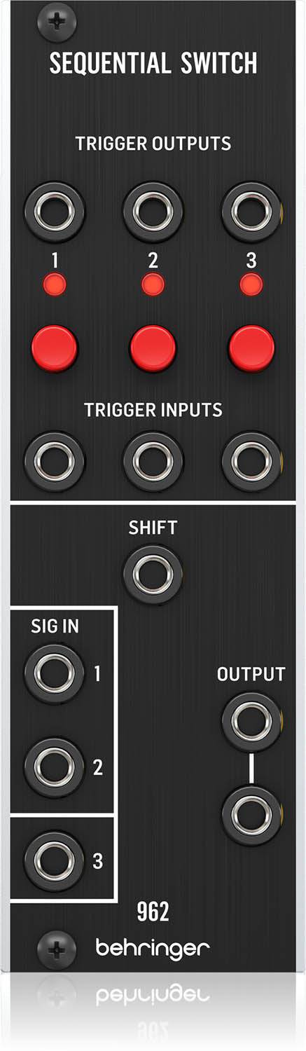 Behringer 962 SEQUENTIAL SWITCH Legendary Analog CV Multiplexer Module for Eurorack - Hollywood DJ