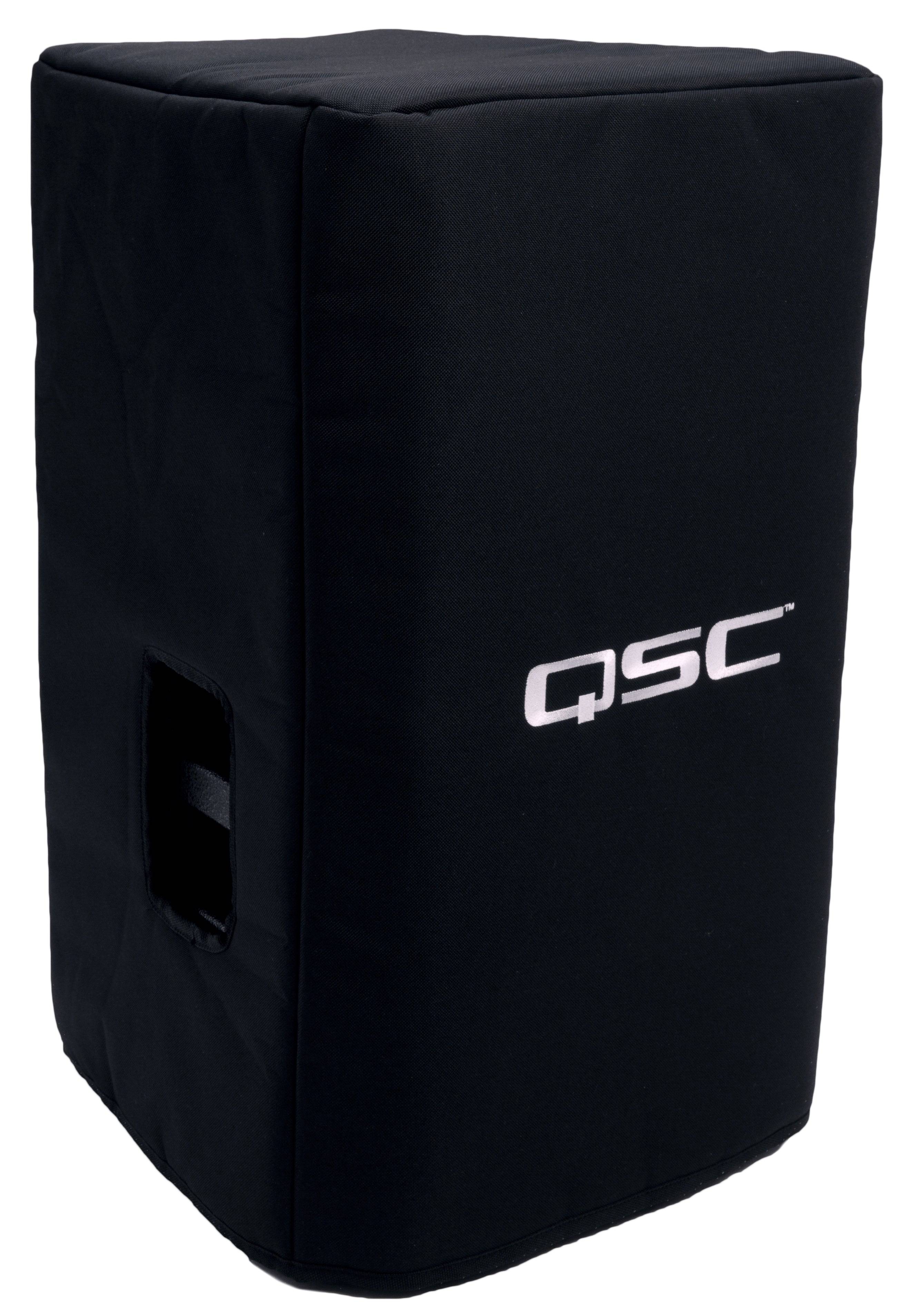 QSC E12-CVR, Soft, padded Cover Made with Heavy Duty Nylon/Cordura Material for the E112 Loudspeaker. - Hollywood DJ